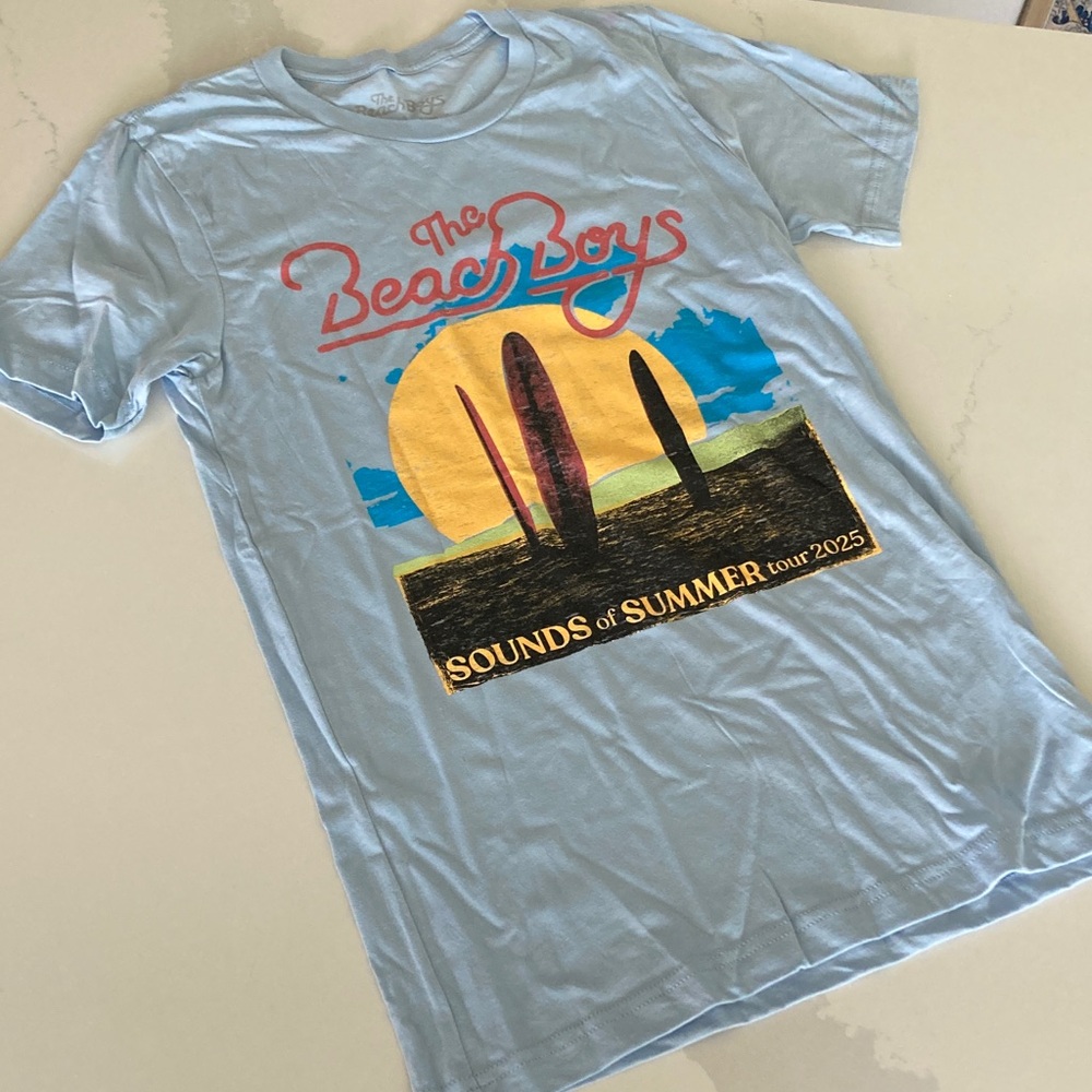 Light Blue Beach Boys Tour Shirt
